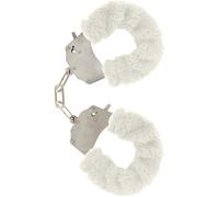 Manette BDSM Peluche Toyjoy Furry Fun - Bianco, con Chiavi