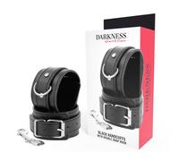 Manette BDSM Regolabili Darkness - Pelle PVC, Doppio Rinforzo