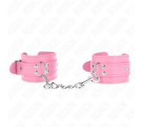 Manette BDSM Regolabili Kink Wrist Restraint - Rosa, 20-23 cm