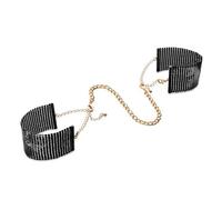 Manette Bijoux Desire Metallique in Rete Metallica Nera Metallizzata