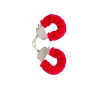 Toyjoy Furry Fun Cuffs Red