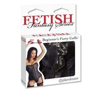 Manette con Copertura in Pelliccia Nera Fetish Fantasy Furry