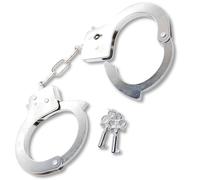 Manette di Metallo con Doppia Chiave Serie Fetish Fantasy