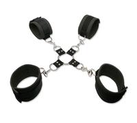 Manette e polsiere Fetish fantasy serie Extreme hogtie kit nero