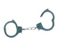 Manette in Metallo in Blister - Accessorio Essenziale per Travestimenti da Guardie e Ladri