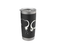 Manette Manette Manacle Grillo Bicchiere termico in acciaio inox doppia parete
