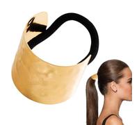 Manette per capelli in metallo per code di cavallo,polsino in metallo per | coda di cavallo | Supporto per pony da polsino a coda di in | Polsino per capelli squisito, accessorio per corda