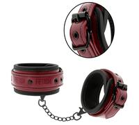 Manette per caviglie bondage in pelle vegan cavigliere sexy costrittivo sadomaso