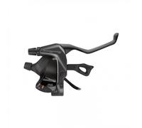 Manettini Integrati Freno/Cambio 3x9v MTB/Urban con Display - Alluminio Nero, Cavi Inclusi