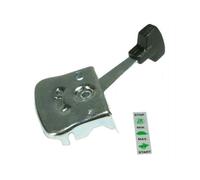 Manettino acceleratore standard zincato compatibile rasaerba 450004