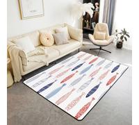 Manfei Tappeto per bambini con pesci in stile giapponese, tappetino per interni e ingresso, per ragazze e ragazzi, motivo vita marina, antiscivolo, decorazione per divano e soggiorno, 1,5 x 1,8 m