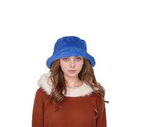 Manfnee Leopard Secchio Cappello in pelle PU Secchio Cappelli Cappello da sole reversibile Packable Fishing Cap per donne uomini, C7, 55/58 cm
