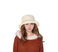 Manfnee Leopard Secchio Cappello in pelle PU Secchio Cappelli Cappello da sole reversibile Packable Fishing Cap per donne uomini, C4, 55/58 cm