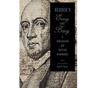 Manfred Baum Herder's Essay on Being (Copertina rigida)