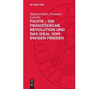 Manfred Buhr Do Fichte - Die Französische Revolution Und Das (Copertina rigida)