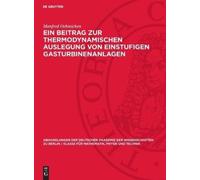 Manfred Oehmich Ein Beitrag Zur Thermodynamischen Auslegung V (Copertina rigida)