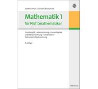 Manfred Precht Karl Voit Roland Kra Mathematik 1 Für Nichtmathematik (Tascabile)