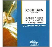 Manfred,Quatuor - Haydn J :Quartetti Op.76 N.1,3,4.