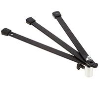 Manfrotto 003 Babylight Base con Attacco Maschio/Femmina, Altezza 8 cm per Backlite, in Alluminio, Nero