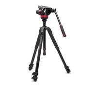 Manfrotto Testa video Fluida 502 Base Piatta con Treppiede Video 055