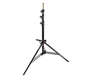 Manfrotto 1005BAC-3 Kit 3 Stativi, Serie Babylight, Massima Altezza 273 cm per Luci, 3 Sezioni, in Alluminio, Nero