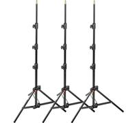 Manfrotto Stativo per lampada set di 3 Mini Compact con sospensione pneumatica nero