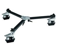 Manfrotto 114MV Dolly Cine/Video con piedini a spillo Treppiede a 3 gambe Nero - Nouvo