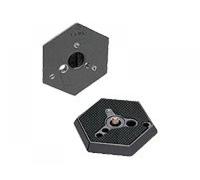 Manfrotto 130-38 Piastra per Testa Esagonale, Attacco con Vite Piatta da 3/8 Pol