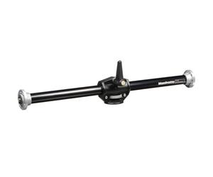 Manfrotto 131DB Ripro Braccio per Treppiede con Attacco 3/8'', per 2 Teste, per Fotocamera, in Alluminio, Nero