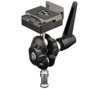 Manfrotto 155RC Testa con Attaco Rapido con Doppia Sfera per Fotografia, in Alluminio, Nero