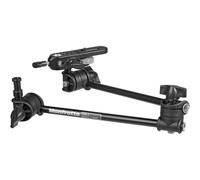 Manfrotto 196B-2 Braccio Snodabile a 2 Sezioni in Alluminio, con Staffa, Nero