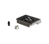 Manfrotto 200PL Piastra Rapida in Alluminio, da 1/4" a 3/8", Nero - NUOVO
