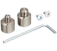 Manfrotto 244ADPT3814 Adattatore per 244 con attacco da 1/4 e 3/8, Nero