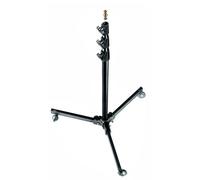 Manfrotto 299B Stativo con Ruote, Serie Roller, Massima Capacità di Carico 12 kg, Massima Altezza 272 cm per Luci, 3 Sezioni, in Acciaio, Nero