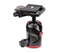 Manfrotto 494 testa a sfera centrale in alluminio con 200pl-pro piastra a sgancio rapido, 9,9 cm altezza, capacità 8 kilogram