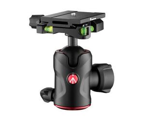 Manfrotto 496 Testa a sfera centrale con piastra Top Lock