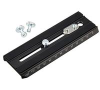 Manfrotto 501PLONG Piastra per Testa Serie 501, con Attacco Rapido, 1/4"-3/8", 1