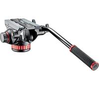 Manfrotto Testa Video con Base Piatta, Testa Video per Videocamere Compatte e Fotocamera Reflex, per Riprese Cinematografiche, Videografia, Creazione di Contenuti, Vlogging, Dirette Streaming