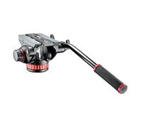 Manfrotto Testa Video con Base Piatta, Testa Video per Videocamere Compatte e Fotocamera Reflex, per Riprese Cinematografiche, Videografia, Creazione di Contenuti, Vlogging, Dirette Streaming