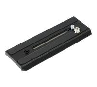 Manfrotto 504PLONG Piastra in Alluminio per Testa QR 504HD, Nero