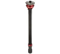 Manfrotto 556B Accessorio per Treppiede Serie 190, Colonna con Base di Livellamento per Video, in Alluminio, Nero