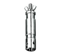 Manfrotto 620-10 Accessorio Serie Adapter Maschio, Attacco Filettato M10 per Controlli Luce, in Acciaio Zincato, Argento