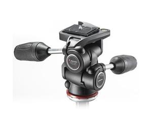 Manfrotto 804 Testa panoramica a 3 vie Mark II con piastra luminosa 200PL