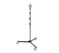 Manfrotto Avenger Roller Stand 34 F.Base A5034, Supporto per Scooter da 20 kg, A5034 (A5034, Supporto per Rullo, 20 kg, Argento, Metallo, 3 leghe, 1420-3400 mm)