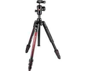 Manfrotto Befree Advanced viaggio al treppiede con testa a sfera (Twist serrature, rosso)