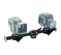 Manfrotto 131DDB Braccio per Treppiede con Attacco 3/8'', per 4 Teste, per Fotocamera, in Alluminio, Nero