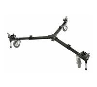 Manfrotto 127VS Accessorio Carrello Basic per Treppiede per Video con Singolo e Doppio Puntale, Nero