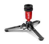 Manfrotto Cavalletti Base Fluida Con Piedini Retrabili 8 kg Nero, Rosso