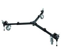 Manfrotto 127VS Accessorio Carrello Basic per Treppiede per Video con Singolo e Doppio Puntale, Nero