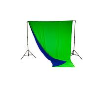 Manfrotto Chromakey textilhin tergrund verde/blu 300 x 350 cm m. passante
